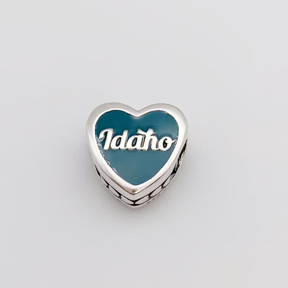 Pandora Idaho Heart Charm S925 Sterling silver - Picture 2 of 3